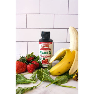 Barleans Strawberry Milkshake with Vitamin D3 All Natural Olive Leaf Complex Immune Support Bundle
