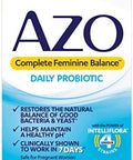 Azo Complete Feminine Balance Daily Probiotics For Women Clinically Proven & D Mannose Urinary Tract Health Cleanse Flush & Protect The Urinary Tract