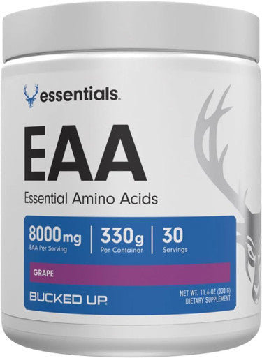 Bucked Up Essential Amino Acids EAA Powder Easy Mix Non Clumping Formula for Pre Intra Workout