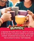 Beanies 50 Coffee Sticks, Mixed Blends; instant flavored coffee