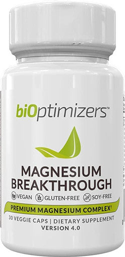 BiOptimizers - Magnesium Breakthrough (60 Capsules) and HCL Breakthrough (90 Capsules) Supplement Bundle