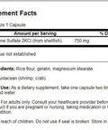 Swanson Mega Glucosamine Glucosamine Sulfate 2Kcl 750 Milligrams 120 Capsules