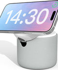 Anjank White Noise Sound Machine With Wireless Charger Stand 20 Soothing Sleep Sounds 32-Levels Volume Auto-Off Timer Magnetic Charging For Iphone White Noise Machine For Adults Home Travel