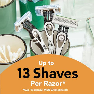 Bic Flex 5 Sensitive Men's Disposable 5-Blade Razors Comfortable Shave 5-Pack