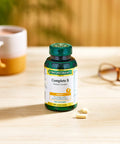 Nature's Bounty Complete B Vitamin Complex Caplets - Pack Of 100 Coated Capsules Two-A-Day - Vitamin B5 B6 And B12 - Supports Energy Levels Mental Focus And Stamina - Vegan