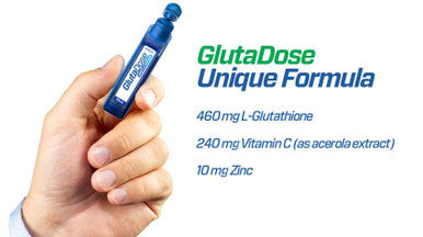 GlutaDose | Detox Every Day | Support Immune Function and Increase Energy | Glutathione + Acerola Extract Blend (700 mg) | Zinc (10 mg) (60 Doses)