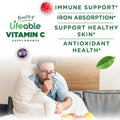 Lifeable Vitamin C Gummies for Adults 750mg Great Tasting Orange Flavor VIT C Vegan Non GMO Vitamin C Chewable for Immune Support 90 Gummies