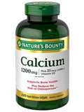Nature's Bounty Calcium 1200 Mg With Vitamin D3 Bone Health & Immune Support 1000 Iu 220 Softgels