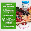 Orgain Organic Vegan Protein + 50 Superfoods Powder Vanilla Bean 21G Plant Based Protein 8G Prebiotic Fiber No Lactose Ingredients Gluten No Added Sugar 1.12 Lb (Packaging May Vary)
