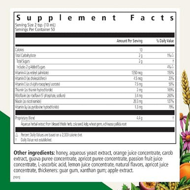 Floradix Epresat Adult Multivitamin Daily Liquid Multivitamin With Vitamin A Milk Thistle & More For Wellness Energy Support & Liver Health Support Vegetarian Nongmo 8.5 Fl Oz
