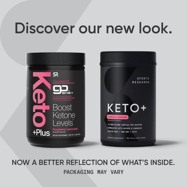 Sports Research Keto Plus Exogenous Ketones With Gobhb - 30 Servings Keto Electrolyte Powder For Hydration, Energy, Focus & Ketosis Keto Certified, Vegan Friendly (Raspberry Lemonade)