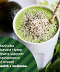 Manitoba Harvest Organic Hemp Seeds, 18oz, 10g Plant Based Protein and 12g Omega 3 & 6 per Srv, smoothies, yogurt & salad, Non-GMO, Vegan, Keto, Paleo, Gluten Free, Pack of 6