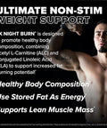 Finaflex Px Night Burn 120 Capsules Ultimate Nonstim Weight Loss Supports Healthy Body Composition & Lean Muscle Mass 30 Servings