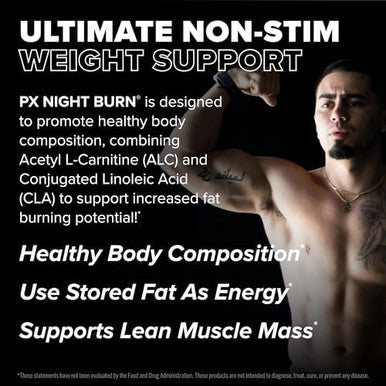 Finaflex Px Night Burn 120 Capsules Ultimate Nonstim Weight Loss Supports Healthy Body Composition & Lean Muscle Mass 30 Servings