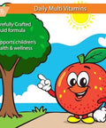 Buried Treasure Children's Daily Multi Liquid Multivitamin and Minerals Nutritional Dietary Vegan Supplement for Kids No Artificial Ingredients NonGMO Natural Fruit Flavors 16 oz w/Dose Cup