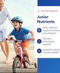 Pure Encapsulations Junior Nutrients - Kids & Teens Multivitamin - Without Iron - With Calcium Vitamin D3 & Vitamin C - Non-Gmo & Vegetarian 120 Capsules
