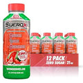 SueroX Sugar Free Electrolyte Drink, Watermelon, 21.3 Fl Oz, 12 Pack | Wondermelon, Sports Drink with 8 Ions, Zero Sugar, Zero Calories, Hydration & Recovery