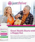 Just Thrive Prebiotic Capsules - Prebiotic Blend For Gut Health And Immune Support 120 Caps