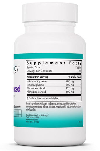 Nutricology NAC Enhanced Supplement - N-Acetyl-L-Cysteine, Glutathione Precursor, Supports Immune Function, Mucus Clearance - 90 Count