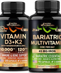 Nutraharmony Vitamin D3 K2 and Bariatric Multivitamin Capsules