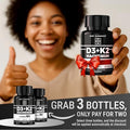 Elements Vitamin D3 K2 With Magnesium Glycinate & Vitamin B6 Magnesium 1500Mg D3 10,000 Iu K2 (Mk7) 200Mcg Vitamin B6 10Mg Maximum Absorption Immunity Heart & Nerve Support Vegan, Non-Gmo