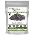 Bakers Club 8.5oz Mixed Black and White Sesame Seeds - Tuxedo blend for Sushi, Tuna, Stir Fry, Bread, Poke Bowls - Kosher, Gluten Free, Rich in Sesame Oil - Ideal for Toasting, Cooking, Baking