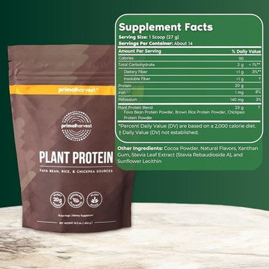 Primal Creatine Powder + Primal Protein Vegan Powder Bundle 2Pack Build Muscle Enhance Recovery & Fuel Performance 30 Servings Each