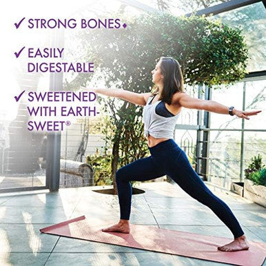 Bluebonnet Nutrition Calcium Magnesium Plus Vitamin D3 Earthsweet Bone Health & Muscle Relaxation Soy Gluten Kosher Dairy 90 Vanilla Flavored Chewable Tablets