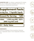 Solgar Folate 1333 Mcg Dfe (Folic Acid 800 Mcg) - 250 Tablets Pack Of 2 - Prenatal Support - Non-Gmo Vegan Gluten Free Dairy Free Kosher Halal 500 Total Servings
