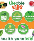 Lifeable Kids Vitamin D3 K2 Gummies 500iu D3 and K2 100mcg Great Tasting D3 and K2 Supplements for Bone Health and Immunity VIT D3 K2 for Kids 60 Gummies