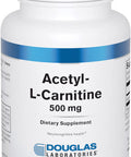 Douglas Laboratories Acetyl L-Carnitine 500 Mg | Supports Brain And Nerve Function During The Normal Aging Process* | 60 Capsules
