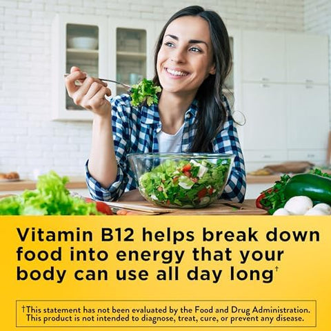 Nature Made Vitamin B12 Extra Strength 3000 mcg B12 Vitamin Supplement for Energy Metabolism Support 60 Softgels 60 Day Supply