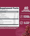 Nutricost Energy Drink Powder (Grape) (60 Servings) Pre Workout Supplement With Natural Flavors Nongmo Gluten