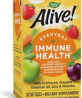 Nature'S Way Alive Everyday Immune Health With Echinacea & Zinc, Immune Health And General Wellbeing, 30 Softgels