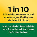 Nature Made Iron 65 Mg (325 Mg Ferrous Sulfate) Tablets Dietary Supplement For Red Blood Cell Support 180 Tablets