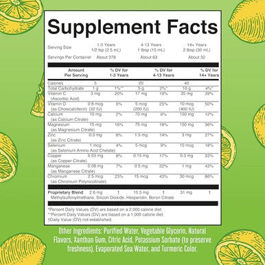 Maryruth'S Maryruth Organics Extra Strength Nighttime Liquid Multimineral Sugar Free Calm Magnesium Citrate No Melatonin Calcium Magnesium Zinc Muscle Relaxation Lemonade Flavor Vegan 32 Serving
