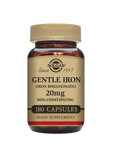 Solgar Gentle Iron - Ideal For Sensitive Stomachsred Blood Cell Supplement Non Constipating & Gmo & Chelated Zinc 250 Tablets - Zinc For Healthy Skin - Supports Cell Growth & Dna Formation