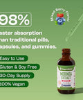 Moringa Liquid Drops Supplement Vegan Gluten Free Greens Superfood Powder & Moringa Capsules Alternative Mix With Tea Drinks Packed With Antioxidants For Natural Vitality (Mixed Berry 60 Ml)