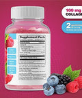 Doctors Finest Collagen And Biotin 10000Mcg Gummies, Vegan, Gmo-, Gluten , Natural Raspberry Flavor Gummy Vitamins, For Hair Growth, Hair Skin And Nails Dietary Supplement, 90 Gummies