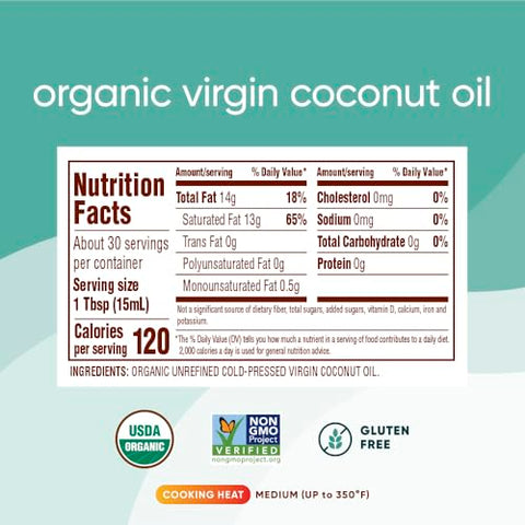 Nutiva Coconut Oil, 14 Ounce