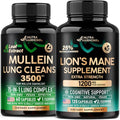 Nutraharmony Mullein Leaf Extract & Lions Mane Capsules
