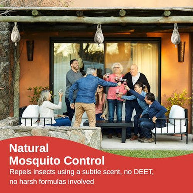 Skeeter Screen Patio Egg Diffuser Decorative Essential Oil Set With 3-Month Supply No Flame Or Power Includes Beaker & Netting Patios Garages Stables Covers Up To 300 Sq Ft