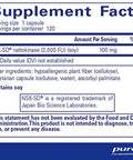 Pure Encapsulations NSKSD Nattokinase 100 mg 120 vegcaps
