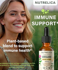 Nutrelica Oregano Oil With Garlic Extract Olive Leaf Black Seed Oil 1200Mg