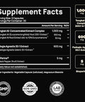 Terra Elmnt 200X Strength Tongkat Ali For Men W. Fadogia Agrestis Extract - 10 Eurycomanone Longjack Highest Potency Fadogia Agrestis Tongkat Ali Supplement - Muscle Growth & Test Booster Pills For Men