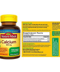 Nature Made Calcium With Vitamin D3 600Mg 60 Tablets