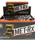 Met-Rx Protein Plus Bar, Great As Healthy Meal Replacement, Snack, And Help Support Energy, Gluten Free, Peanut Butter Cup, With Vitamin A, Vitamin C, And Zinc To Support Immune Health, 85 G,9 Count