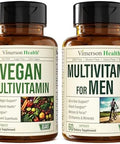 Vegan Multivitamins for Vegans and Vegetarians and Complete Multivitamin for Men