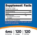 Nutricost Astaxanthin 4Mg Gluten And Nongmo 120 Softgels (4 Month Supply)