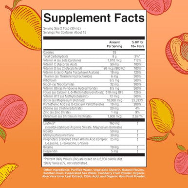 Maryruth'S Morning Multivitamin Hair Growth (Peach Mango 15Oz) Nighttime Multimineral (Coconut 15Oz) & Probiotic Drops (2Oz) Vegan Vitamins For Beauty Bedtime & Wellness Non-Gmo